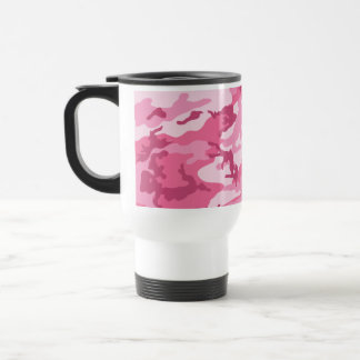Pink Urban Camoflage Pattern Travel Mug