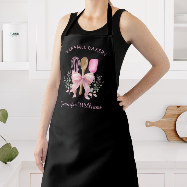  Pink Utensils Cooking Pastry Chef Apron (Creator Uploaded)