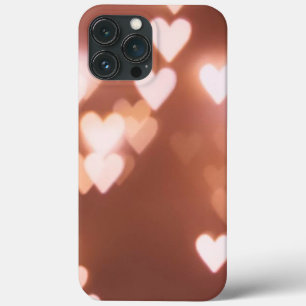 PINK VALENTINE"S DAY HEARTS iPhone 13 PRO MAX CASE