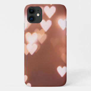 PINK VALENTINE"S DAY HEARTS iPhone 11 CASE