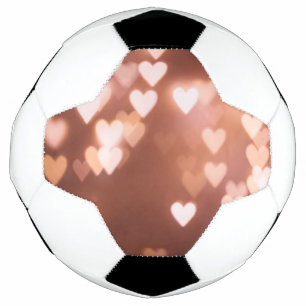 PINK VALENTINE"S DAY HEARTS FOOTBALL