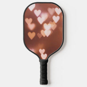 PINK VALENTINE"S DAY HEARTS PICKLEBALL PADDLE