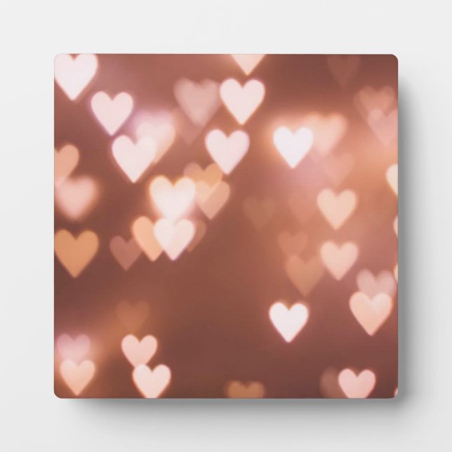 PINK VALENTINE"S DAY HEARTS PLAQUE (Front)
