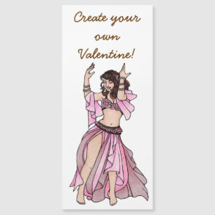 Pink Valentines Belly Dancer
