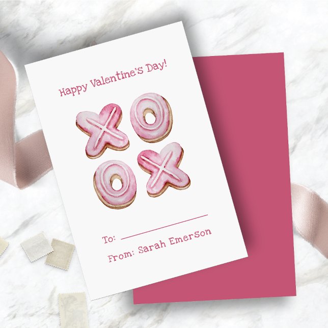 Pink Valentine's Day Classroom (Pink Valentine's Day Classroom Card)