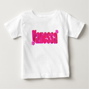 Pink Vanessa Name, Baby T-Shirt