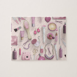 Pink Vanity Table Jigsaw Puzzle