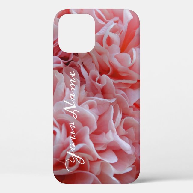 Pink velvet flowers Mallow Case-Mate iPhone Case (Back)