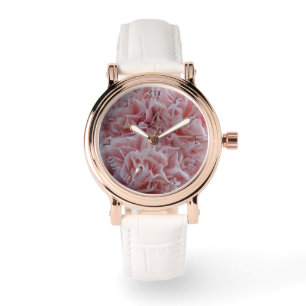 Pink velvet flowers Mallow Watch