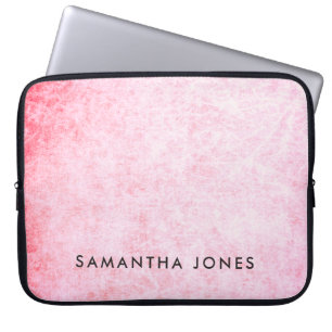Pink Velvet texture pattern Laptop Sleeve