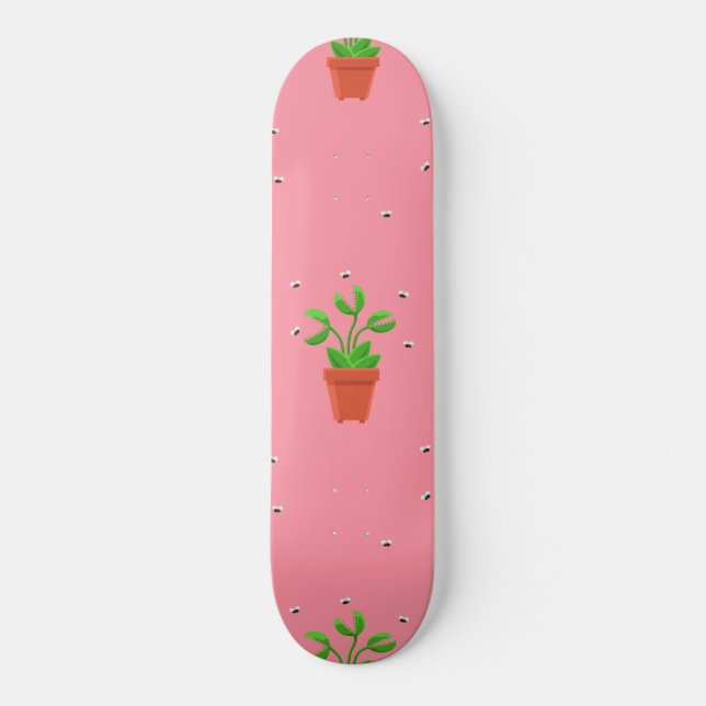 pink venus fly trap skateboard (Front)