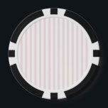 Pink Vertical Stripe Poker Chips<br><div class="desc">.</div>