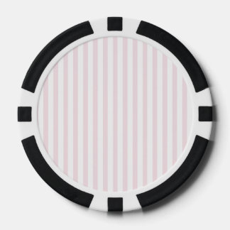 Pink Vertical Stripe Poker Chips