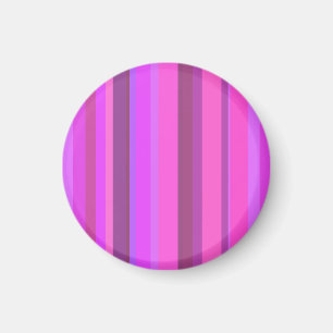 Pink vertical stripes magnet