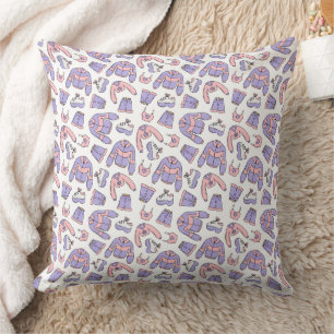 Pink Vibes 90s Fashion Cushion