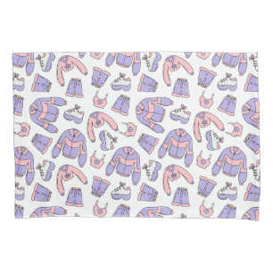Pink Vibes 90s Fashion Pillowcase