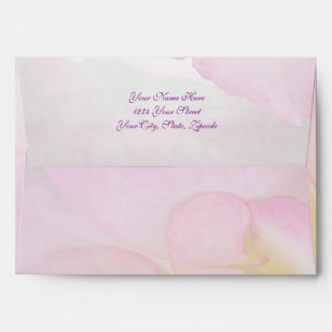 Pink Victorian Rose Envelopes