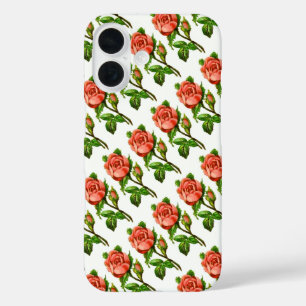 Pink Victorian Roses iPhone 16 Case