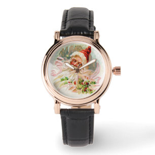 Pink Victorian Santa Watch