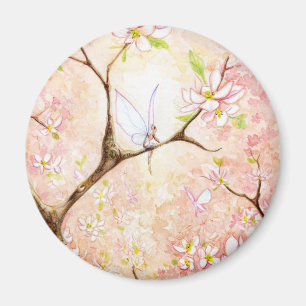 Pink View Blossom Magnet