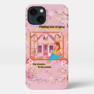 Pink Vintage Aesthetic Collage iPhone 13 Case