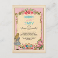Pink Vintage Alice in Wonderland Books for Baby