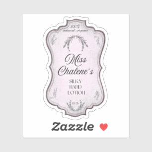 Pink Vintage Chamomile Lotion Antique Jar Bottle 