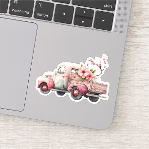 Pink Vintage Farmer's Truck