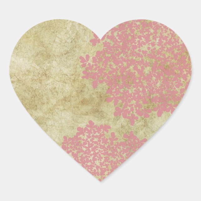 Pink Vintage Floral Envelope Seal (Front)