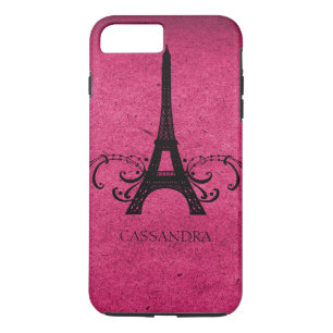 Pink Vintage French Flourish iPhone 8 Plus/7 Plus Case