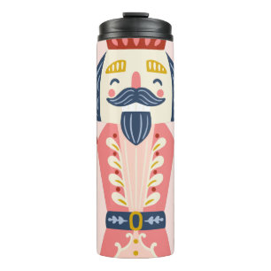 Pink Vintage Nutcracker  Thermal Tumbler