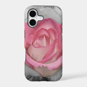 Pink vintage rose print