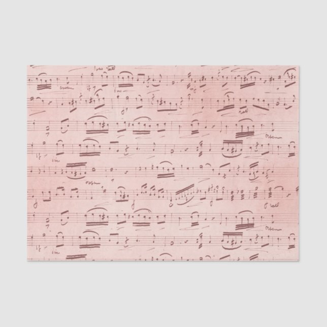 Pink Vintage Sheet Music (Front)