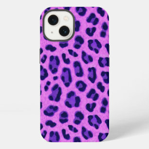 Pink Violet Leopard Animal Print Skin Pattern iPhone 13 Case