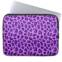Pink Violet Leopard Animal Print Skin Pattern  