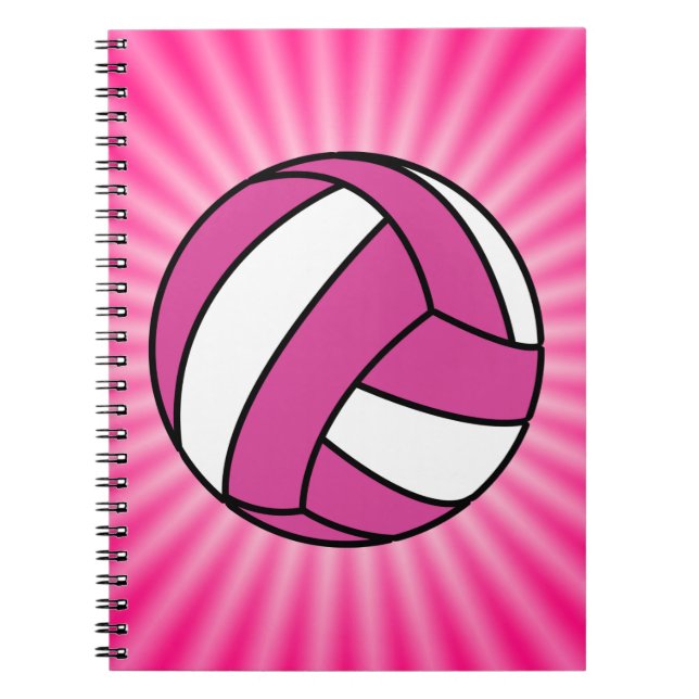 Pink Volleyball Notebook (Front)