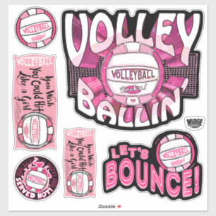 Pink Volleyballin' Volleyball