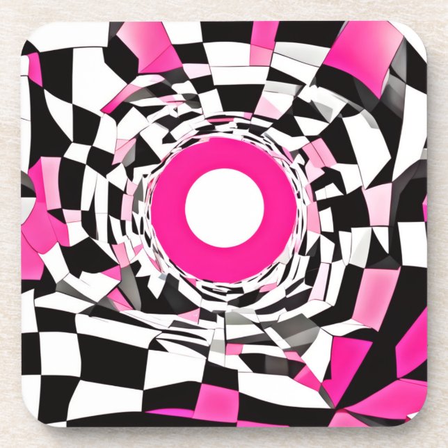 Pink Vortex: A Chequered Descent Coaster (Front)