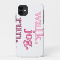 PINK WALK JOG RUN (font SHADED)
