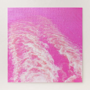 Pink water art jigsaw puzzle