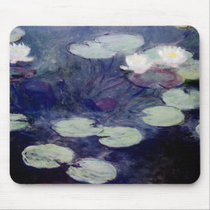 Pink Water-Lilies: 1897-99 by Monet Mouse Mat