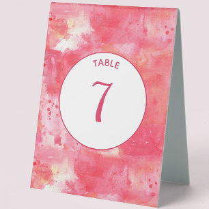 Pink Watercolor Abstract Modern