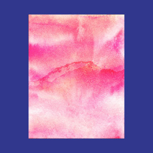 Pink Watercolor Abstract Scrapbook Paper