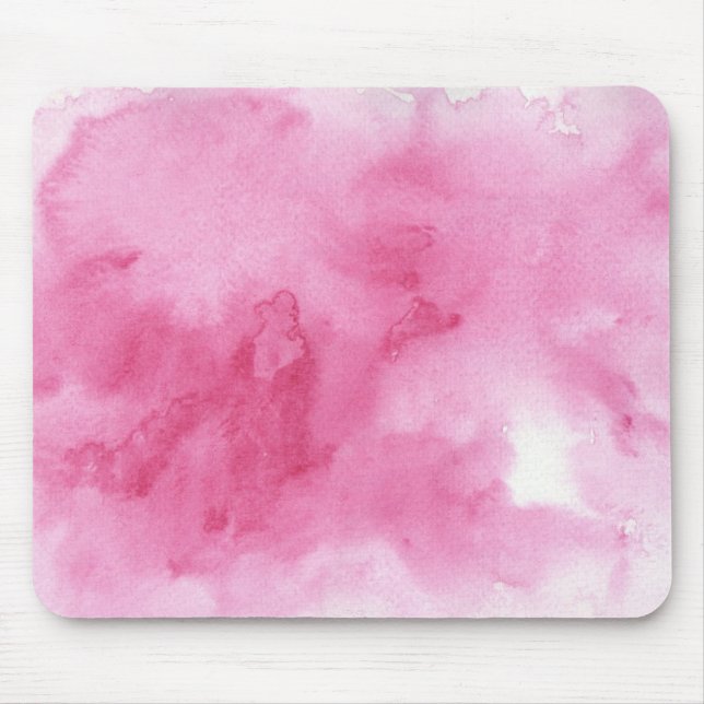 pink watercolor background for your mouse mat (Front)