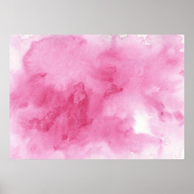 pink watercolor background for your poster (Front)