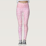 Pink Watercolor Butterflies Pattern Leggings<br><div class="desc">Beautiful watercolor feathers pattern.</div>