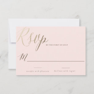 PINK WATERCOLOR FLOWER wedding invitation cards