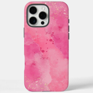 Pink Watercolor Linktree iPhone 16 Pro Max Case