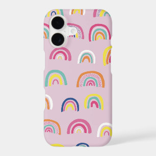 Pink watercolor rainbow