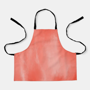 Pink watercolor style apron
